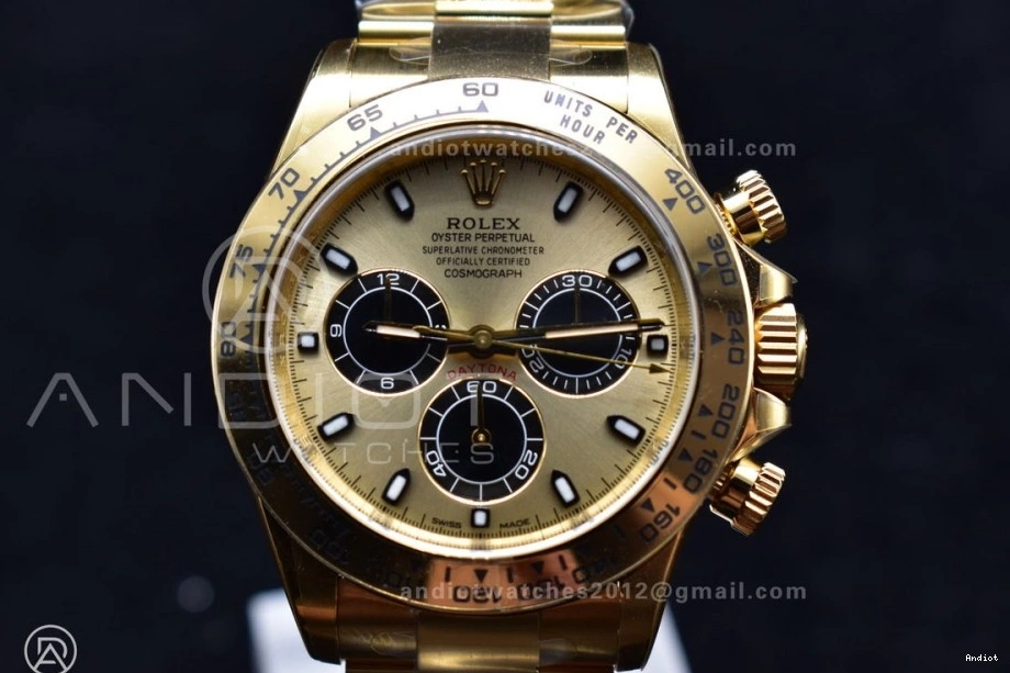 116505 Stylish Bracelet V Edition 1:1 Black Dial SA4130 Clean Best Daytona Markers on 399 YG YG 0727